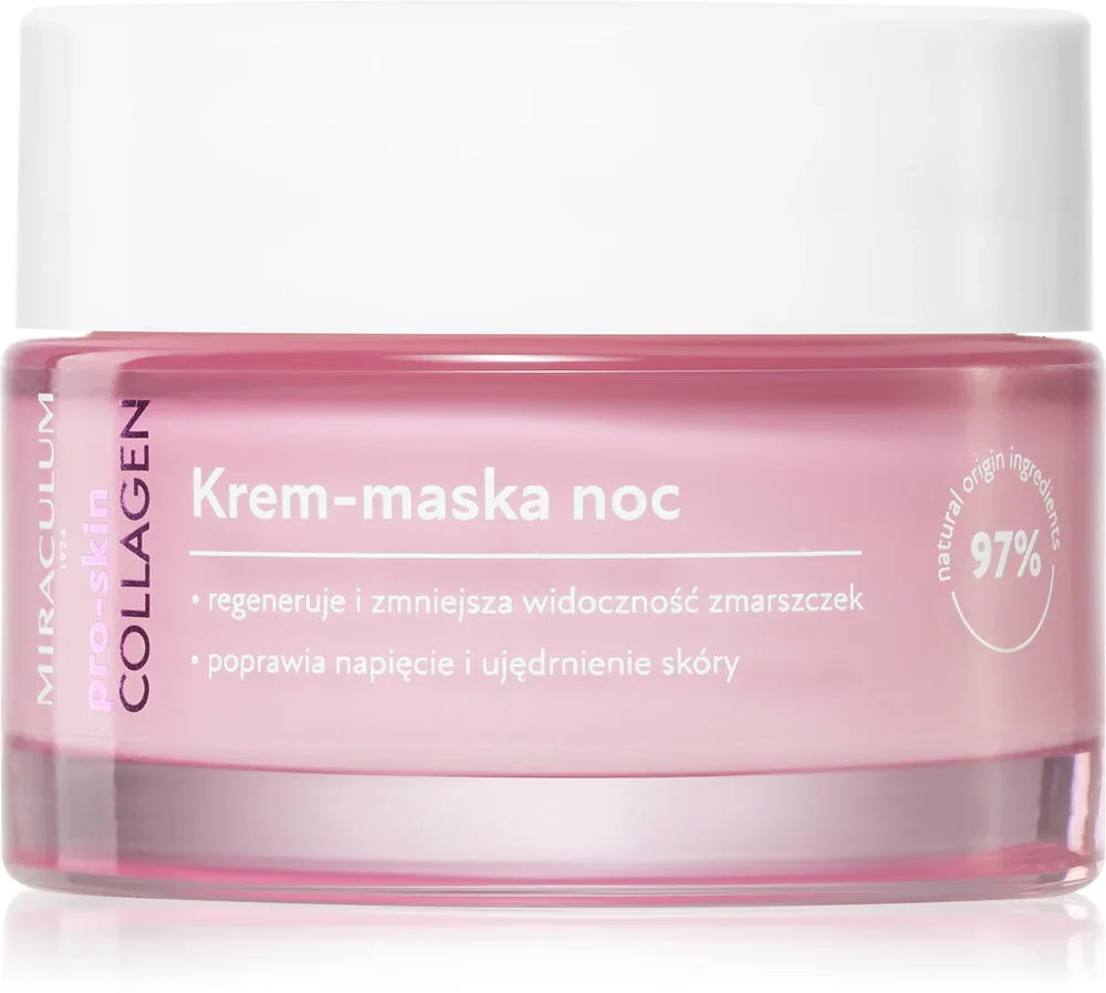 Miraculum Collagen Pro-Skin - Крем-маска на ночь против морщин, 50 мл