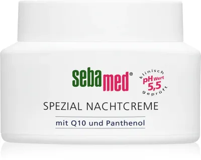 Sebamed Anti-Ageing - Регенерирующий крем на ночь с коэнзимом Q10, 75 мл