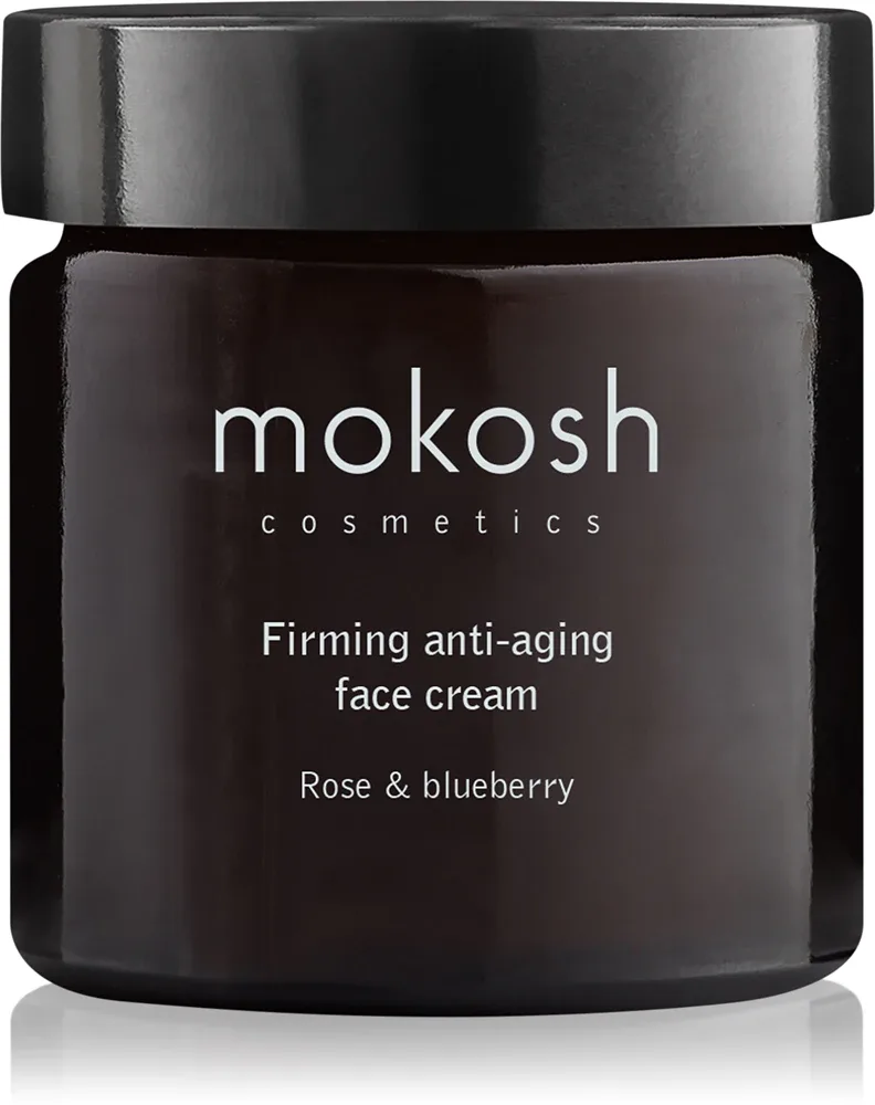 Mokosh Rose & Blueberry - Укрепляющий крем для лица против старения, 60 мл