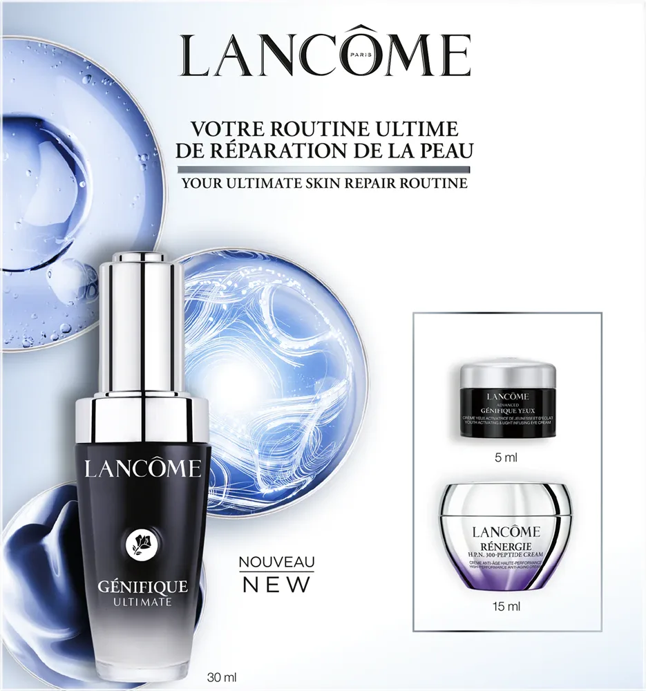 Lancome Genifique Ultimate Serum - Набор подарочный для женщин