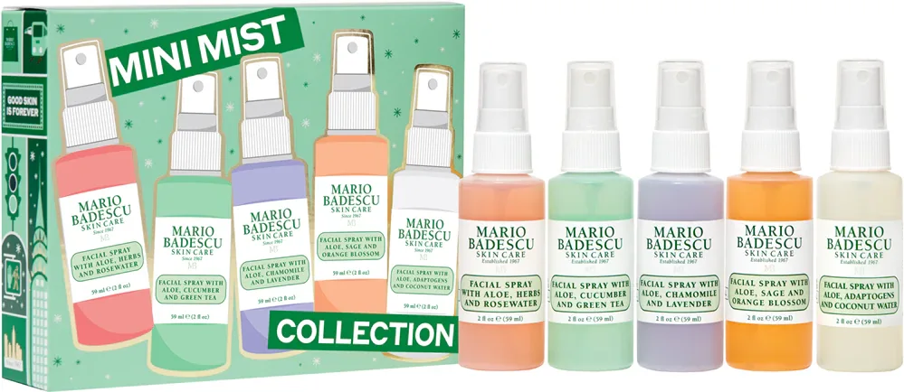 Mario Badescu Mini Mist Collection - Подарочный набор для осветления и увлажнения