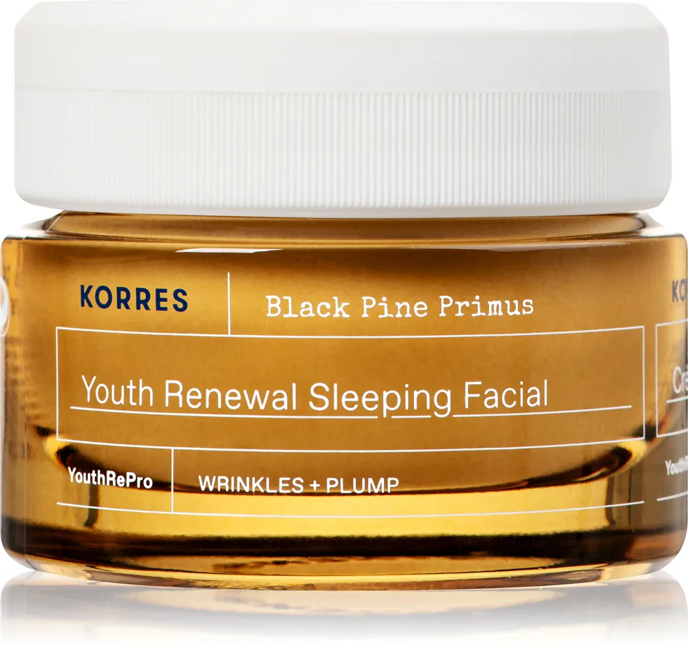 Korres Black Pine Primus - Ночной крем для лица против признаков старения, 40 мл