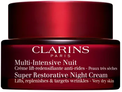 Clarins Super Restorative Night Cream - Ночной крем для сухой и очень сухой кожи, 50 мл