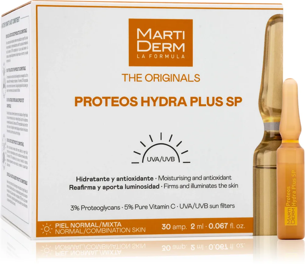 MartiDerm The Originals Proteos Hydra Plus SP - Ампулы против старения кожи
