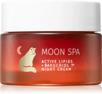 Yope Moon Spa Active Lipids + Bakuchiol 1% - Регенерирующий крем для лица ночью, 50 мл
