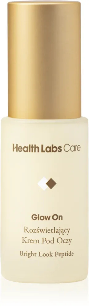 Health Labs Care Glow On Rozświetlający krem pod oczy - Розовый крем для глаз, осветляющий, 15 мл