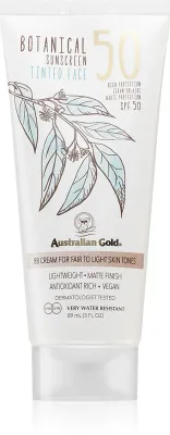 Australian Gold Botanical Tinted Face - Тонирующий защитный крем, 88 мл