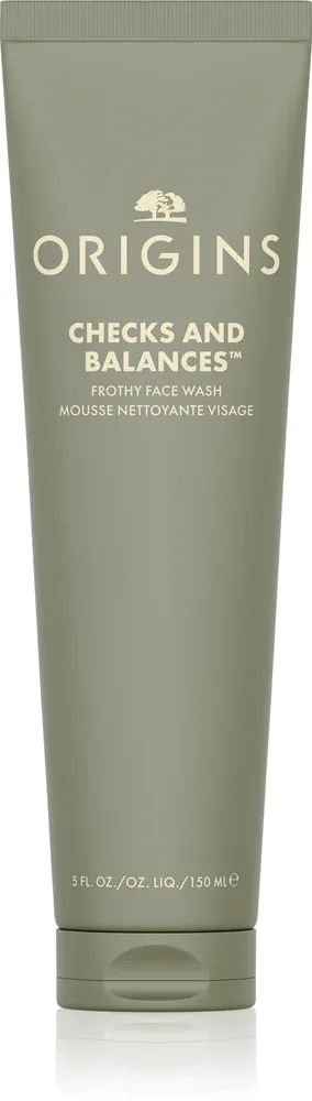 Origins Checks and Balances Frothy Face Wash - Освежающая очищающая пенка для лица