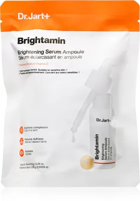Dr. Jart+ Brightamin Brightening Serum Ampoule - Активная сыворотка для лица с витамином C, осветляющая и разглаживающая, 8.08 г