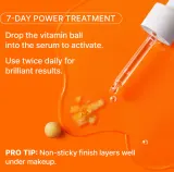 Dr. Jart+ Brightamin Brightening Serum Ampoule - Активная сыворотка для лица с витамином C, осветляющая и разглаживающая, 8.08 г — фото 5