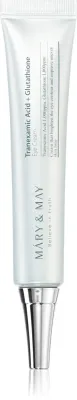 MARY & MAY Tranexamic Acid + Glutathione Eye Cream - Антивозрастной крем для глаз, уменьшающий темные круги и отеки, 30 г