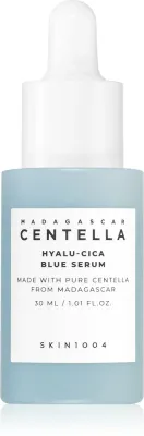 SKIN1004 Madagascar Centella Hyalu-Cica Blue Serum - Сыворотка интенсивного увлажнения для смягчения и укрепления чувствительной кожи