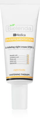 Bielenda Dr Medica Overpigmentation - Ночной крем для лица с эффектом отшелушивания, 30 мл