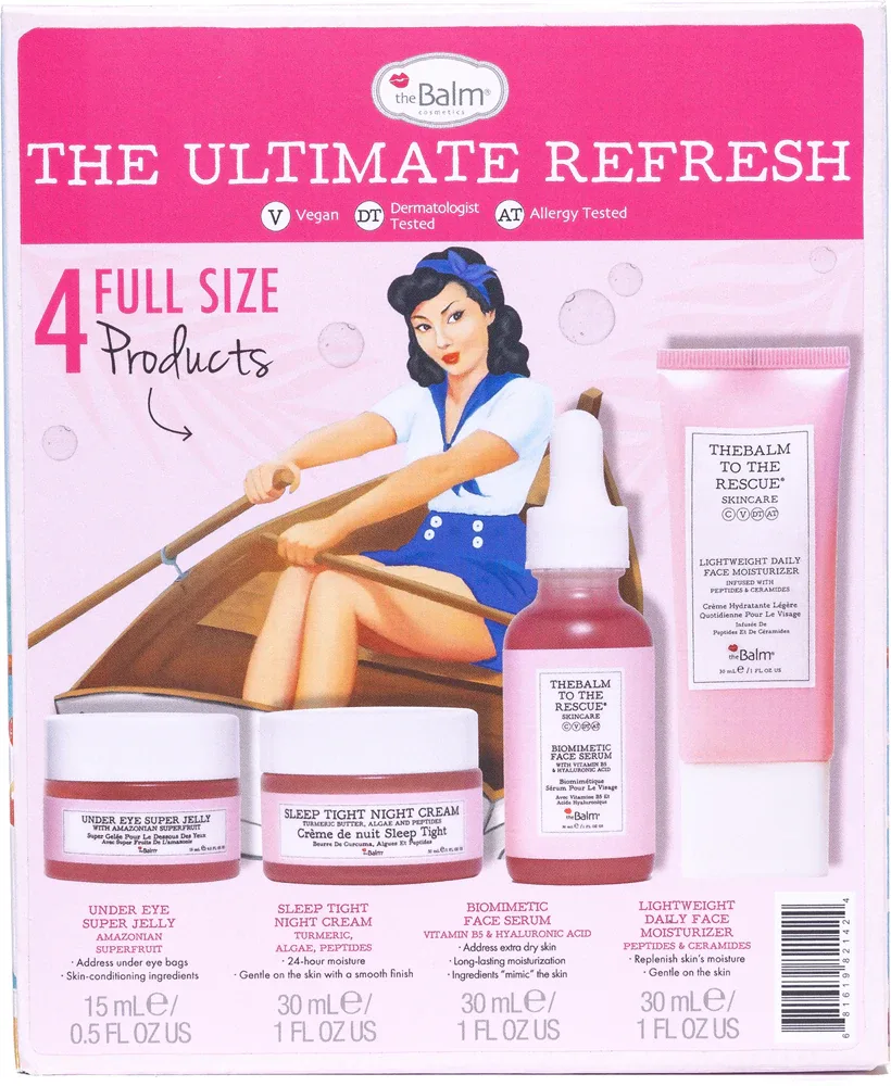 theBalm To The Rescue Skincare Collection - Подарочный набор с осветляющим эффектом для лица, 1 шт