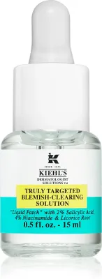Kiehl's Dermatologist Solutions Truly Targeted Blemish-Clearing Solution - Сыворотка для проблемной кожи, 15 мл