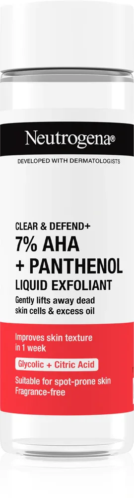 Neutrogena Clear & Defend+ - Химический пилинг, 125 мл