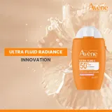 Avene Sun Ultra Fluid Radiance - Солнцезащитный флюид с эффектом освещения SPF 50+, 50 мл — фото 3