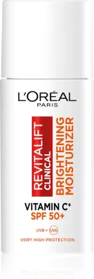 Флюид для лица L’Oreal Paris Revitalift Clinical солнцезащитный, увлажняющий, с гиалуроновой кислотой, SPF 50+, 50 мл SPF 50+