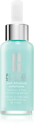 Clinique Anti-Blemish Solutions Anti-blemish + Line Correcting Serum - Сыворотка для лица, разглаживающая кожу с проблемами, 30 мл