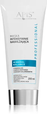 Apis Natural Cosmetics Hydro Balance Professional - Интенсивно увлажняющая маска для лица с минералами Мертвого моря, 200 мл
