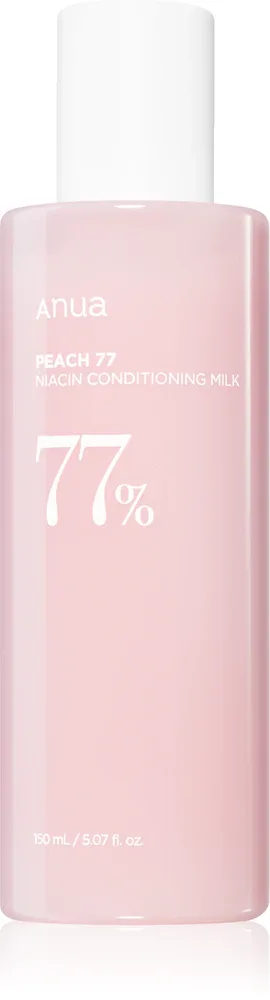 Anua Peach 77% Niacin Conditioning Milk - Увлажняющее молочко для лица для чувствительной и сухой кожи, 150 мл