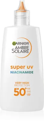 Garnier Ambre Solaire Super UV Niacinamide - Легкий защитный флюид против несовершенств кожи SPF 50+, 40 мл