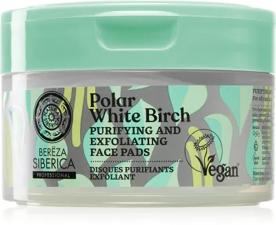 Natura Siberica Polar White Birch - Крем для лица с отшелушивающими частицами для жирной и проблемной кожи, 20 шт