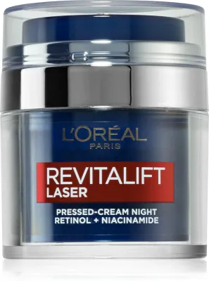 L’Oreal Paris Revitalift Laser Pressed Cream - Крем на ночь против старения кожи, 50 мл