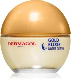 Dermacol Gold Elixir - Омолаживающий ночной крем с кофеином, 50 мл — фото 1