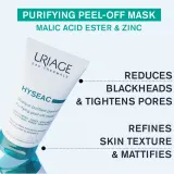 Uriage Hyseac Purifying Peel-Off Mask - Очищающая маска-скраб для проблемной кожи, 50 мл — фото 5