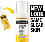 Neutrogena Curcuma Clear - Нежная очищающая пенка, 150 мл — фото 3