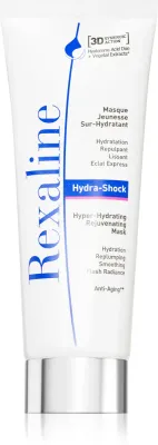 Rexaline 3D Hydra-Shock - Гель-маска для лица, интенсивно увлажняющая и наполняющая для нормальной и сухой кожи, 75 мл