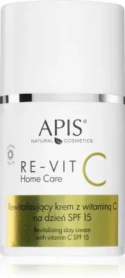 Apis Natural Cosmetics Re-Vit C Home Care - Легкий увлажняющий крем SPF 15, 50 мл