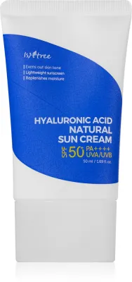 Isntree Hyaluronic Acid - Крем минеральный для загара для чувствительной кожи SPF 50+, 50 мл