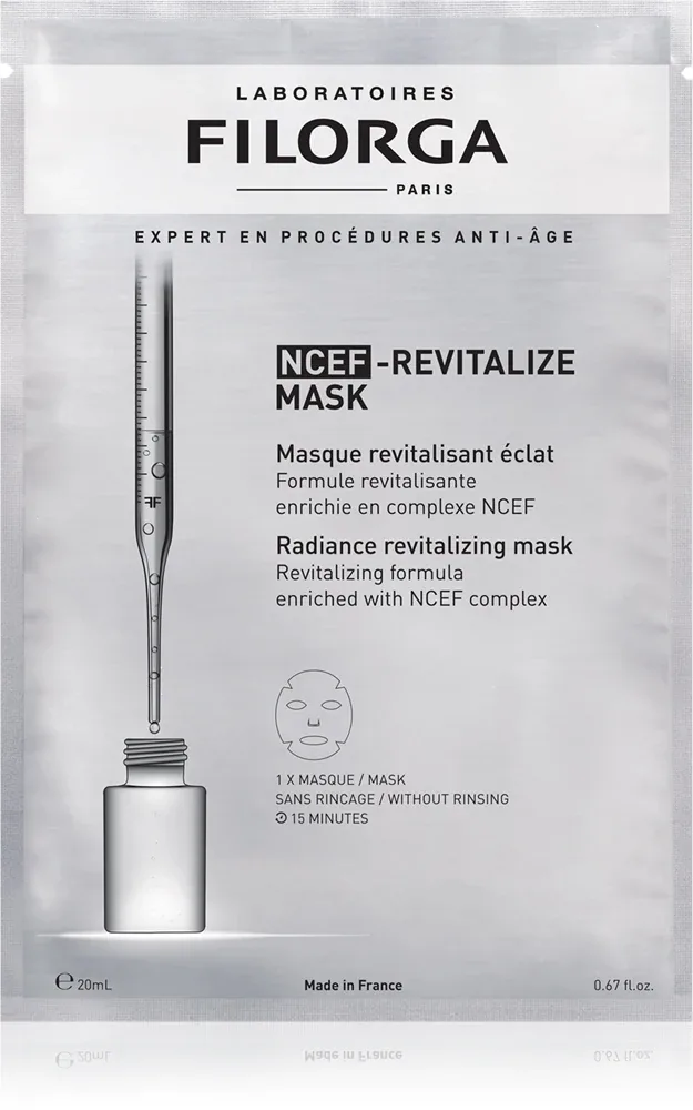 FILORGA NCEF -REVITALIZE SHEET MASK - Маска для лица с эффектом омоложения и осветления, 20 мл
