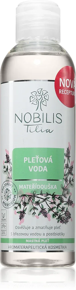 Nobilis Tilia Face Lotion Thymus - в контексте того, что это тоник для лица: успокаивающий тоник для жирной кожи лица, 200 мл