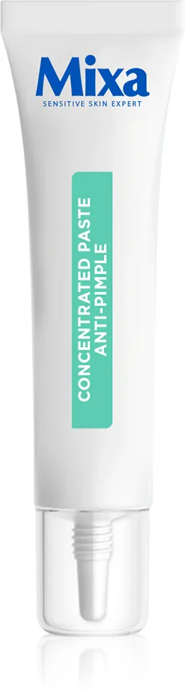 Средство точечного действия Mixa Anti-pimple Paste против несовершенств, для проблемной кожи, 15 мл