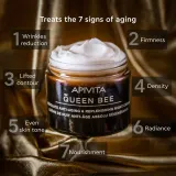 Apivita Queen Bee Night Cream - Крем для лица укрепляющий на ночь против морщин, 50 мл — фото 2