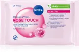 NIVEA MicellAir Rose Touch - Очищающие мицеллярные салфетки для лица, 25 шт — фото 1