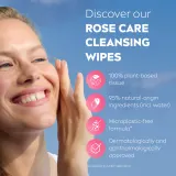 NIVEA MicellAir Rose Touch - Очищающие мицеллярные салфетки для лица, 25 шт — фото 5