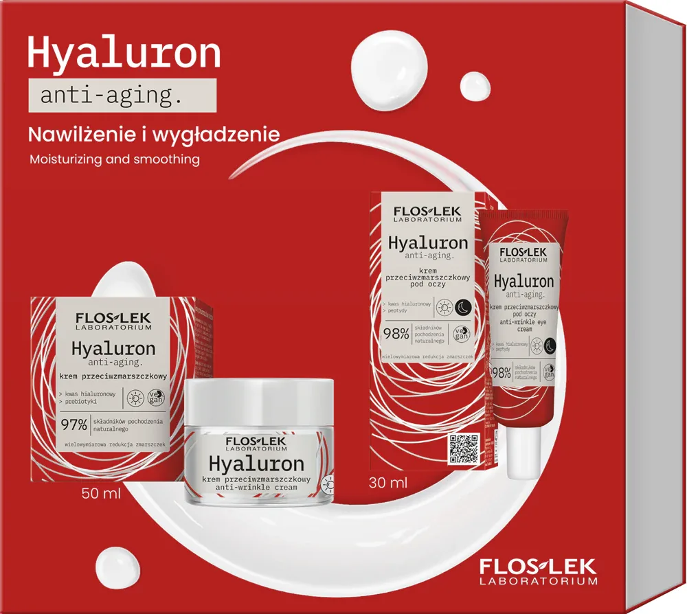 FlosLek Laboratorium Smoothing - Подарочный набор против морщин