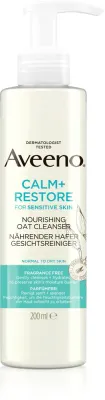 Aveeno Calm + Restore - Очищающий гель для лица для чувствительной кожи, 200 мл