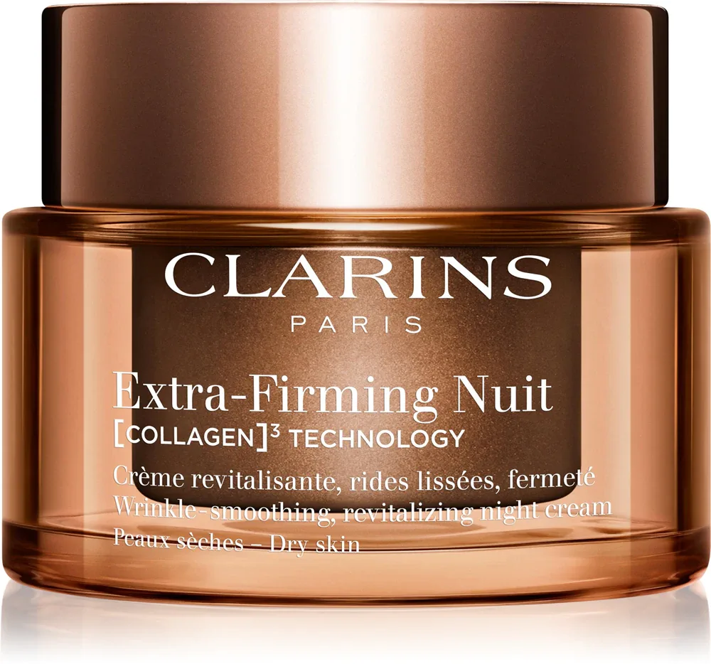 Clarins Extra-Firming Night Cream - Крем лифтинг против морщин для сухой кожи ночью, 50 мл