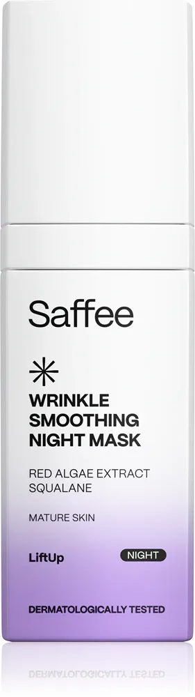 Saffee LiftUp Wrinkle Smoothing Night Mask - Крем для лица против морщин на ночь, 30 мл