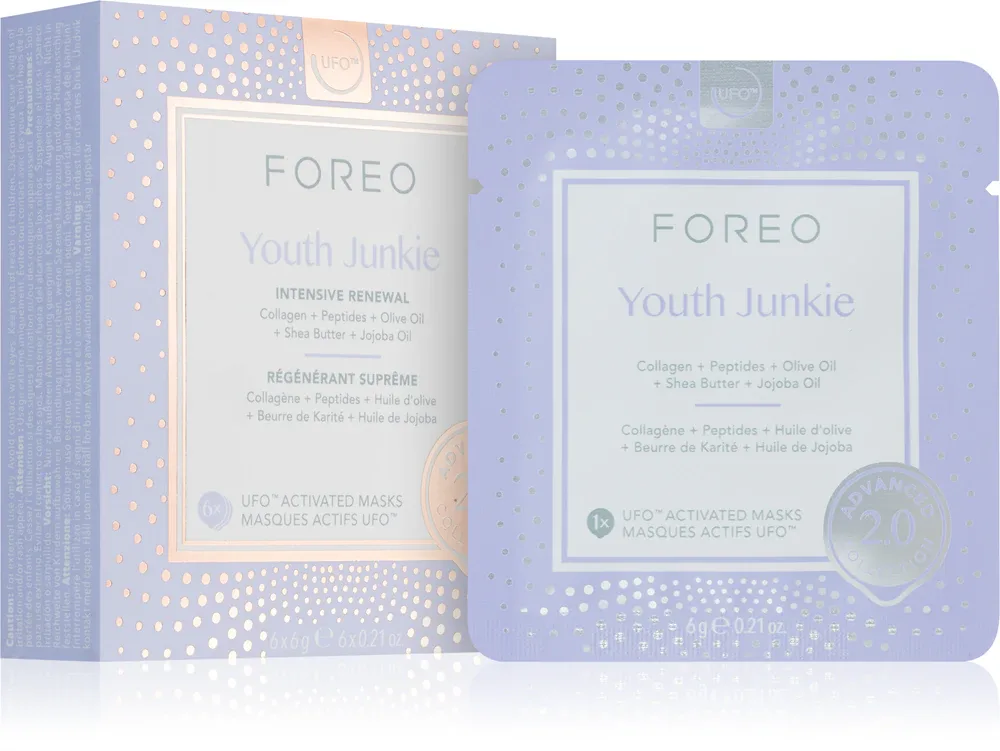 FOREO UFO Youth Junkie - Крем для лица против старения, 6 шт
