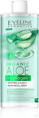 Eveline Cosmetics Organic Aloe+Collagen - очищающая мицеллярная вода, 500 мл