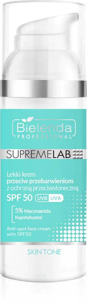 Bielenda Professional Supremelab Skin Tone - Крем для лица против пигментации SPF 50, 50 мл