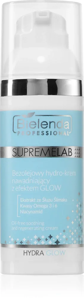 Bielenda Professional Supremelab Hydra Glow - Крем для лица, обновляющий и восстанавливающий, 50 мл