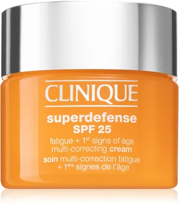Clinique Superdefense SPF 25 Fatigue + 1st Signs Of Age Multi-Correcting Cream - Крем против первых признаков старения для жирной и комбинированной кожи