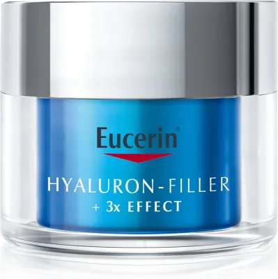 Eucerin Hyaluron-Filler + 3x Effect - Увлажняющий ночной крем, 50 мл
